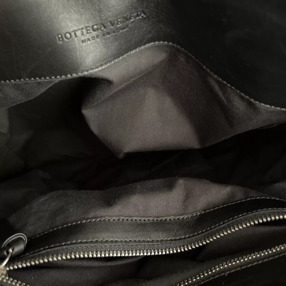 Bottega Veneta Leather And Canvas tote bag